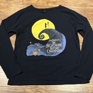 Disney Black Long Sleeve Tee - The Nightmare Before Christmas
